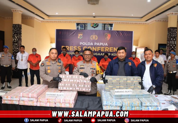 Polda Papua Tetapkan 9 Tersangka Korupsi DD Dan ADD Rp 168 Miliar Di Lanny Jaya