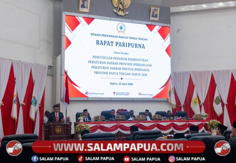 35 Rancangan Perda Diusulkan, Pemprov Papua Tengah Perkuat Regulasi Dan Pelayanan Publik