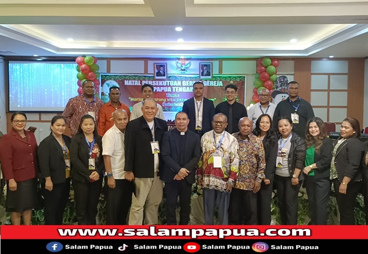 Persekutuan Gereja-Gereja Papua Tengah Gelar Ibadah Natal