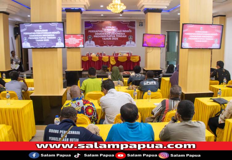 Papua Tengah Sosialisasi Dan Kukuhkan IDI 2025, Dorong Demokrasi Yang Lebih Transparan