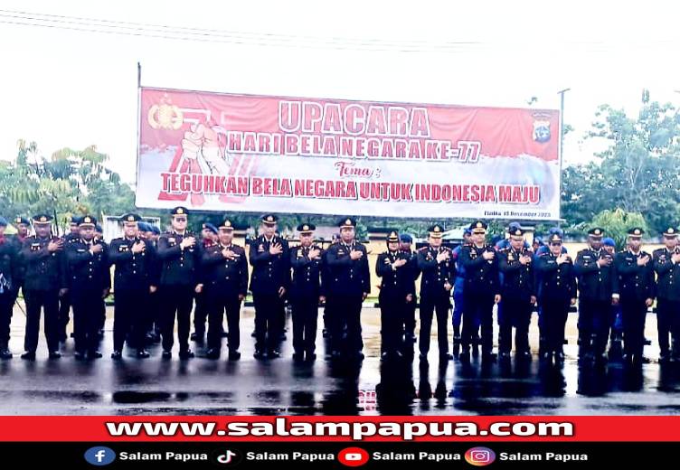 Hari Bela Negara Ke-77, Kapolres Mimika Ajak Warga Jaga Persatuan